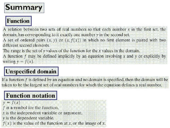 Chapter 3 Functions and Their Graphs 3 1
