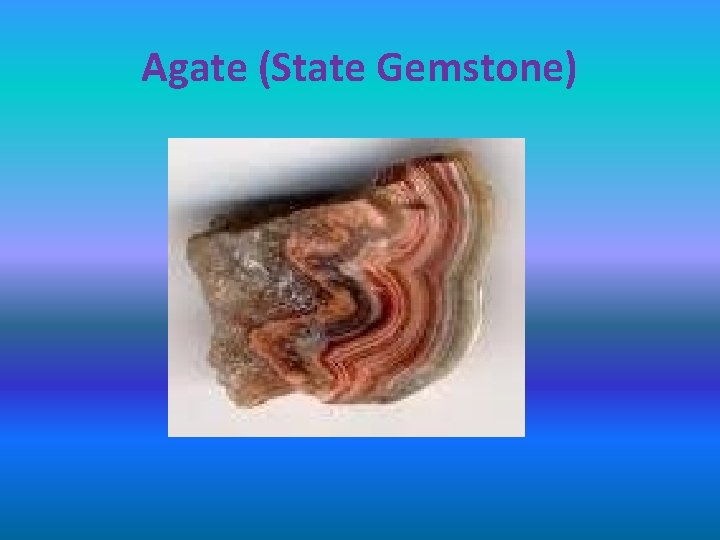 Agate (State Gemstone) 