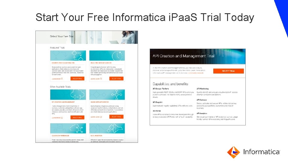 Start Your Free Informatica i. Paa. S Trial Today Start Your Free Informatica i. Paa. S Trial Today