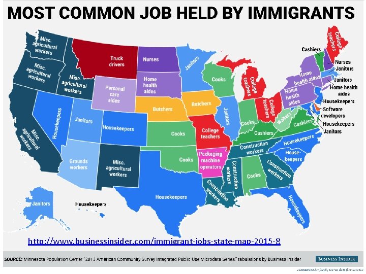 http: //www. businessinsider. com/immigrant-jobs-state-map-2015 -8 