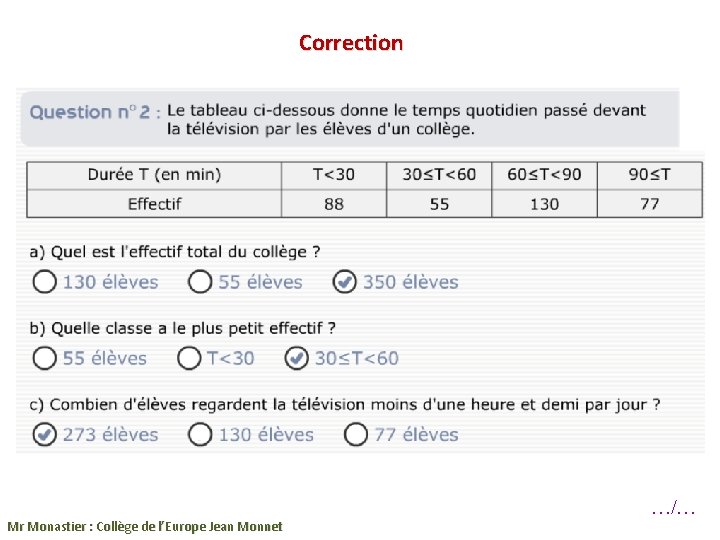 Correction Mr Monastier : Collège de l’Europe Jean Monnet …/… 