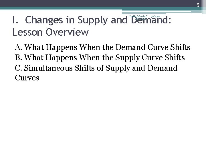 Module 7 Changes in Equilibrium 2 Duffka School