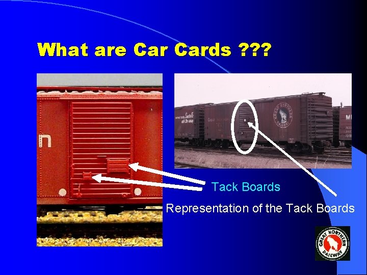 What are Cards ? ? ? Tack Boards Representation of the Tack Boards 