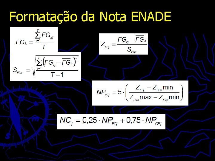 Formatação da Nota ENADE 