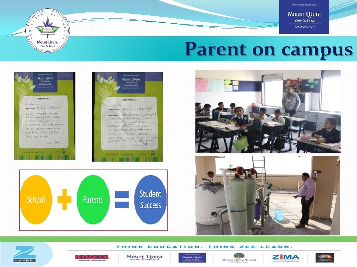 Parent on campus 