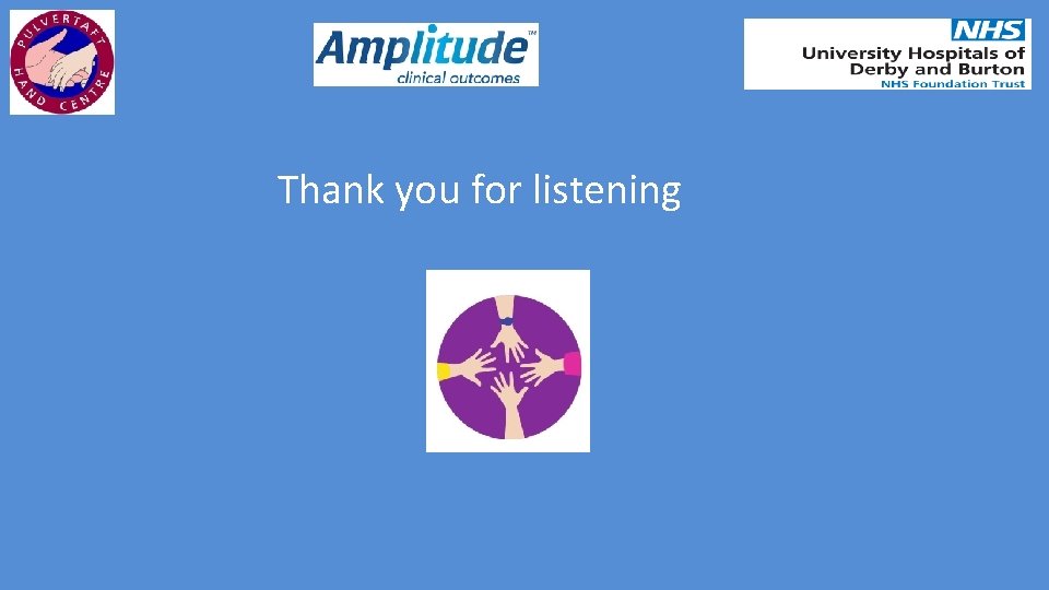 Thank you for listening 