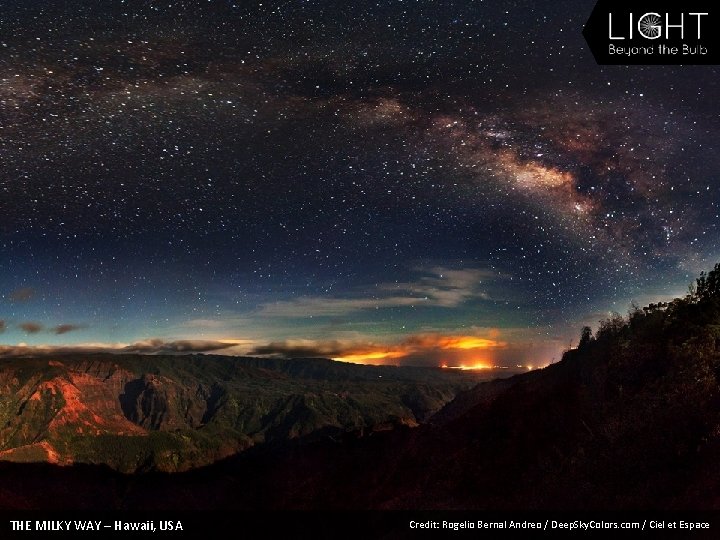 THE MILKY WAY – Hawaii, USA Credit: Rogelio Bernal Andreo / Deep. Sky. Colors.