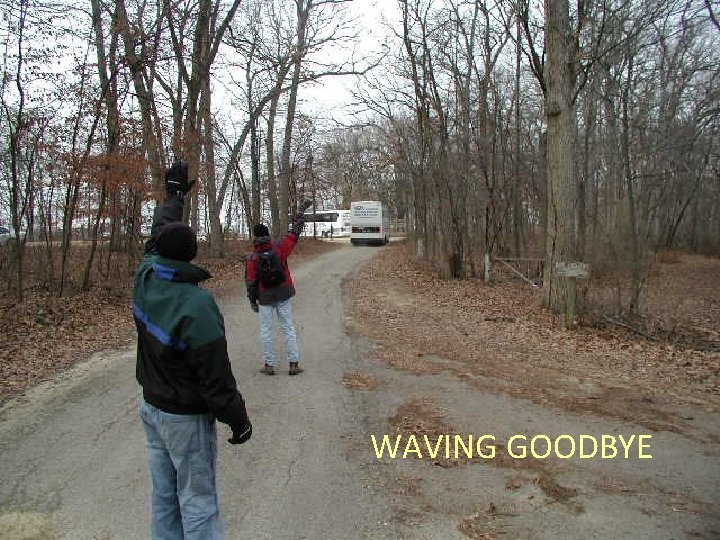 WAVING GOODBYE 