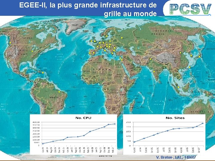 EGEE-II, la plus grande infrastructure de grille au monde Plateforme de Calcul pour les