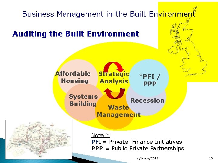Business Management in the Built Environment Auditing the Built Environment Affordable Housing Strategic Analysis