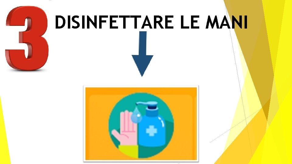 DISINFETTARE LE MANI 