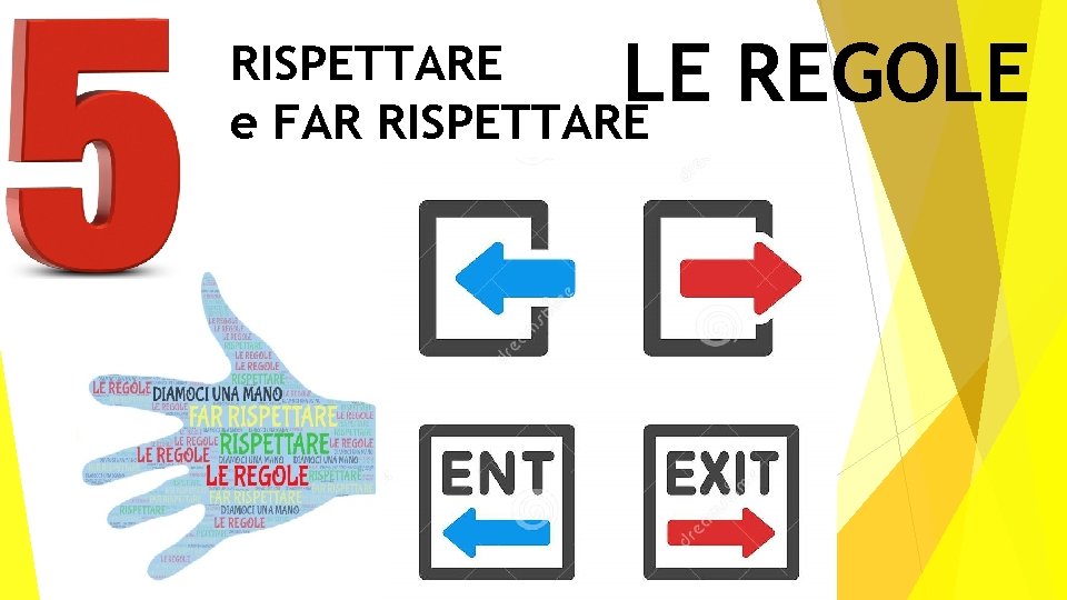 LE REGOLE RISPETTARE e FAR RISPETTARE 