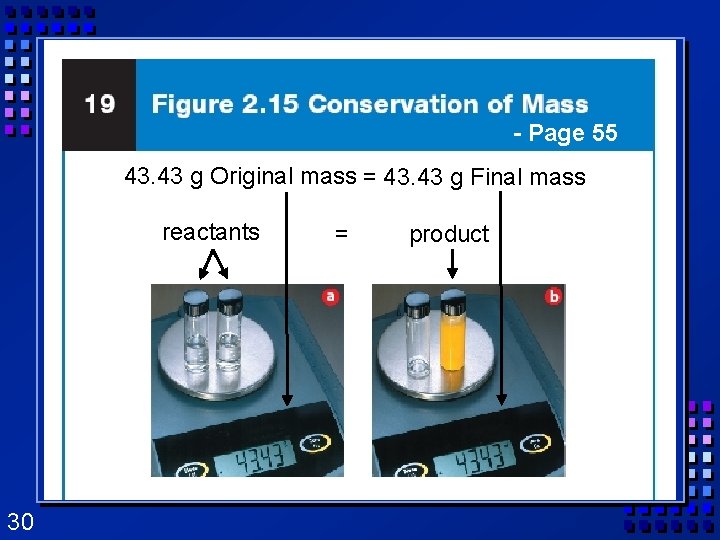 - Page 55 43. 43 g Original mass = 43. 43 g Final mass