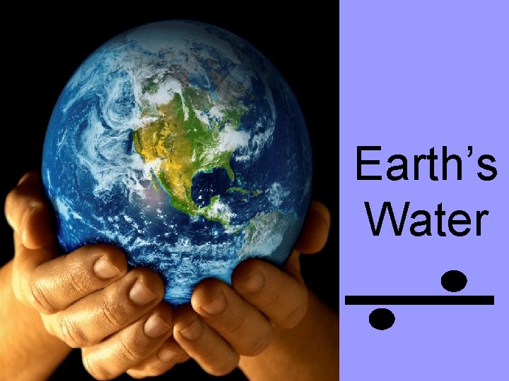 Earth’s Water 