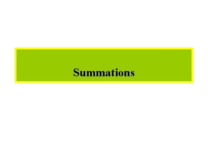 Module #12 - Sequences Summations 6/6/2021 17 