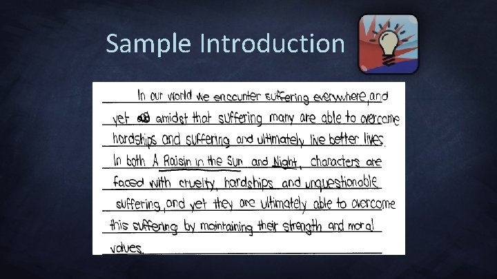 Sample Introduction 