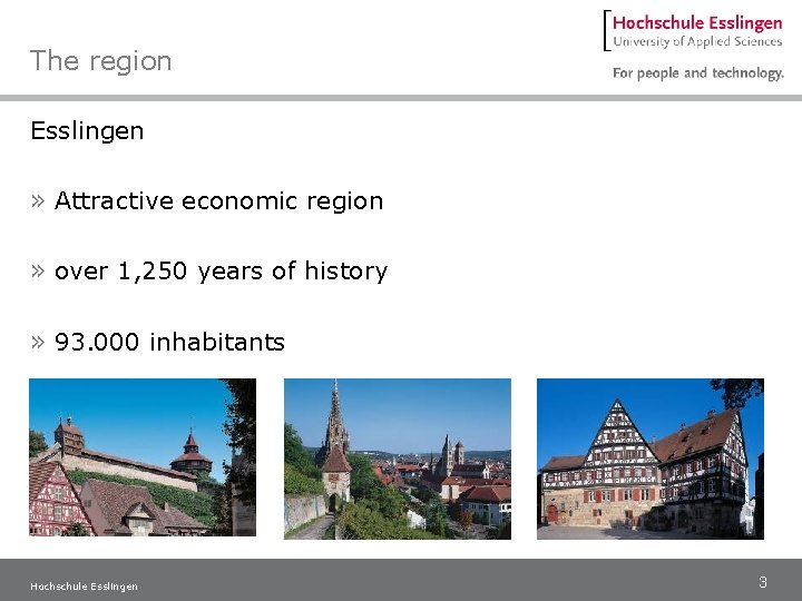 The region Esslingen » Attractive economic region » over 1, 250 years of history