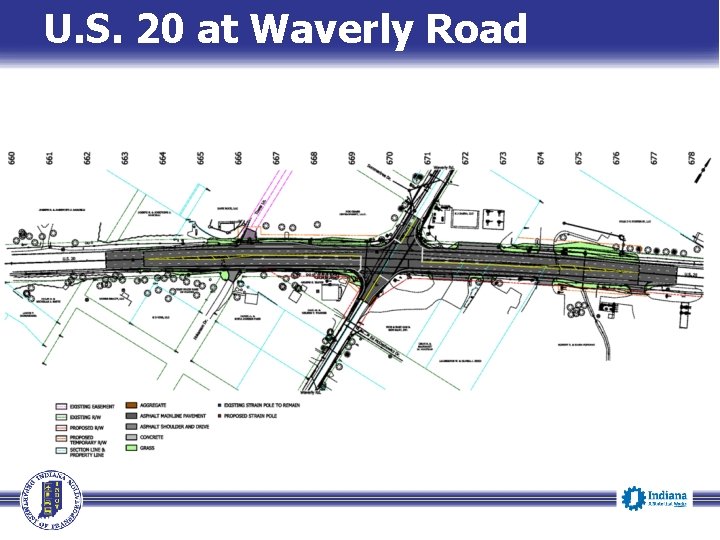 U. S. 20 at Waverly Road n Project map and/or aerial 