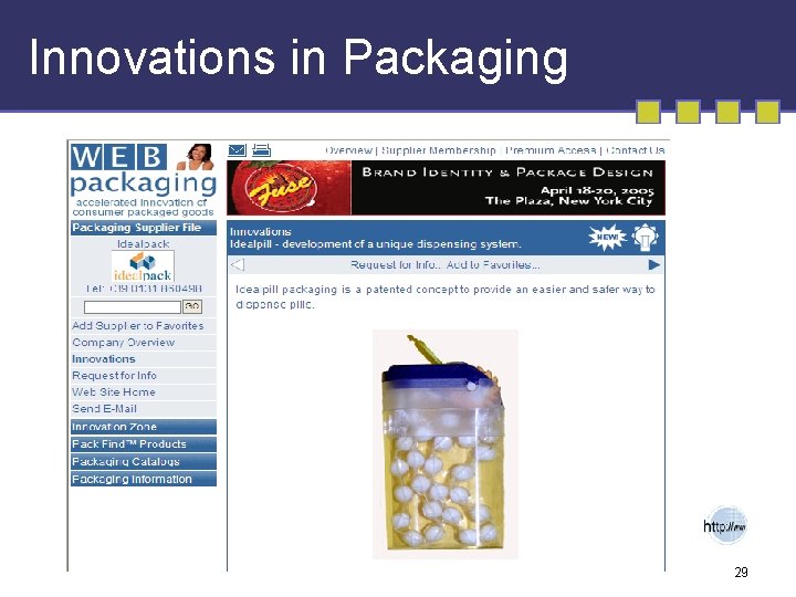 Innovations in Packaging 29 