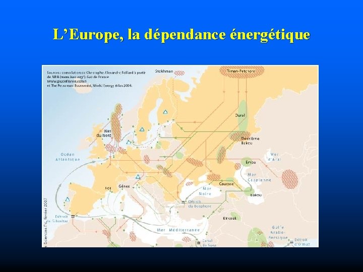 L’Europe, la dépendance énergétique 