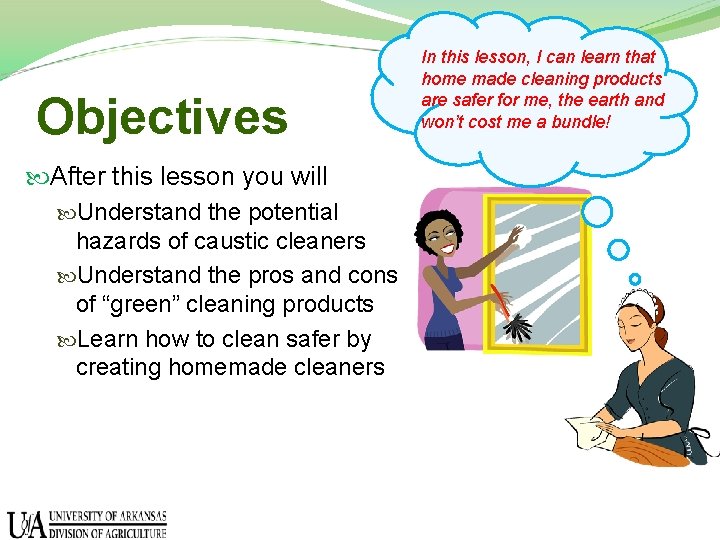 Objectives After this lesson you will Understand the potential hazards of caustic cleaners Understand