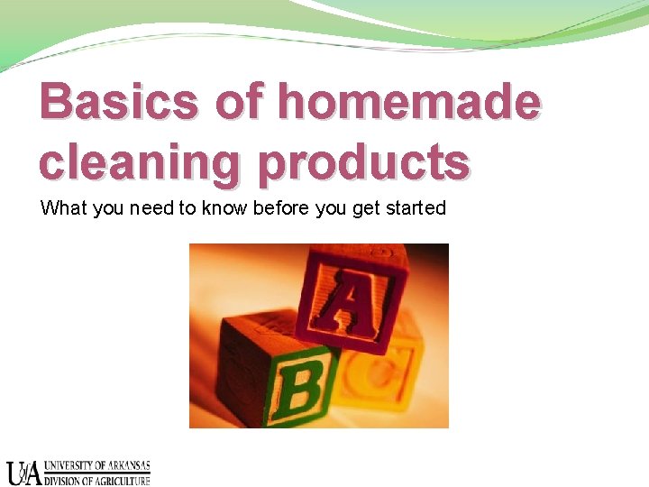 Basics of homemade cleaning products What you need to know before you get started