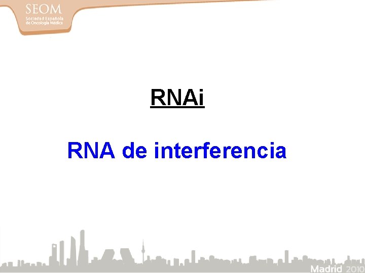 RNAi RNA de interferencia 