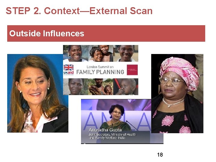 STEP 2. Context—External Scan Outside Influences 18 