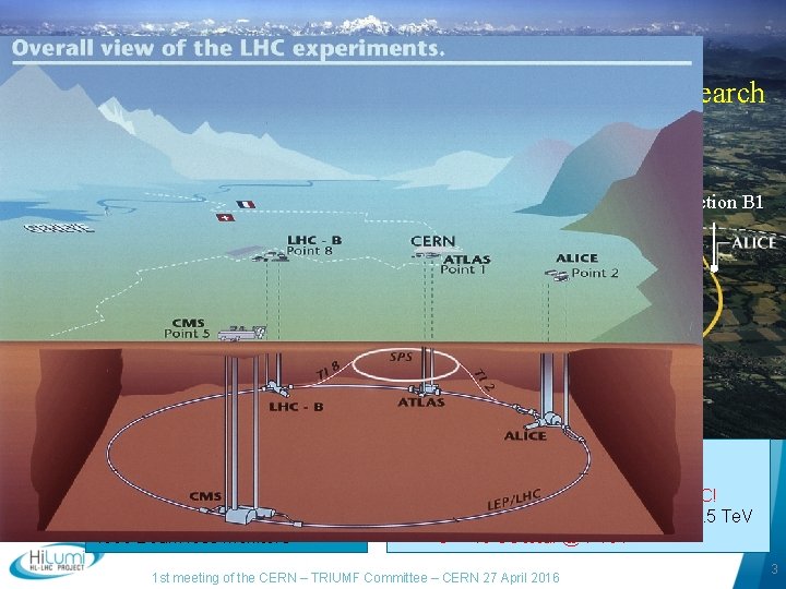 LHC: 27 km Circumference; 70 m to 100 m underground Largest Scientific Infrastructure in LHC: 27 km Circumference; 70 m to 100 m underground Largest Scientific Infrastructure in