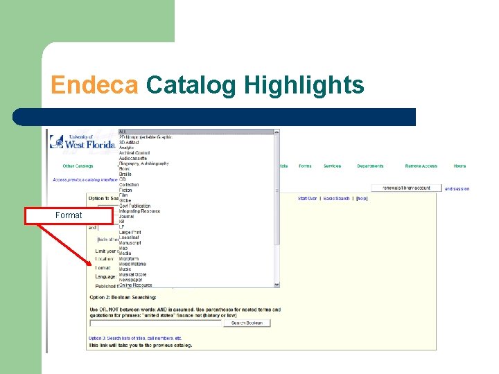 Endeca Catalog Highlights Format 