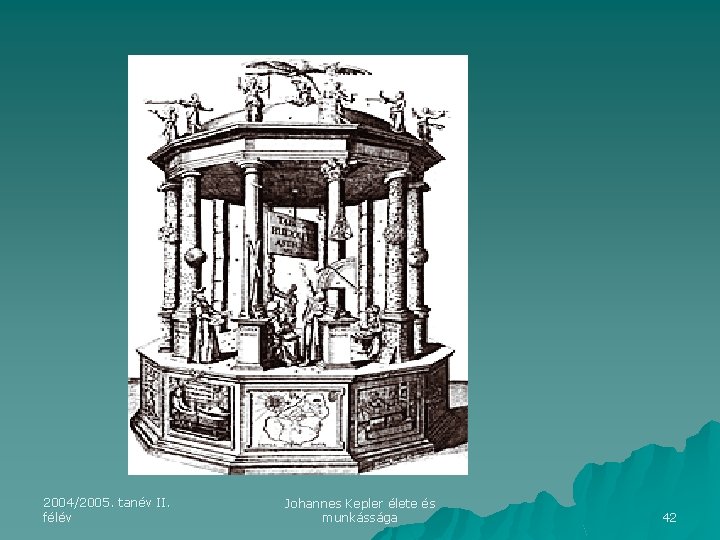 2004/2005. tanév II. félév Johannes Kepler élete és munkássága 42 