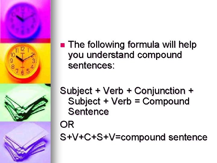 Sentences Formula With Example Sentences Review of Simple Sentences n Simple sentences