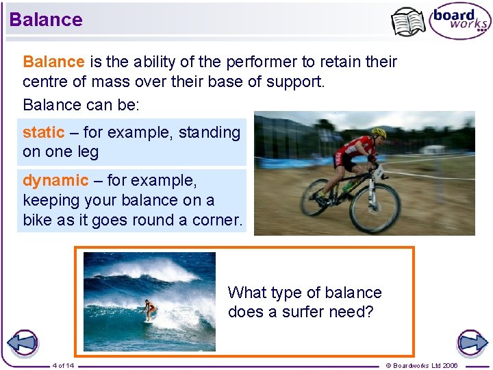 BTEC Sport Skill Related Fitness These icons indicate
