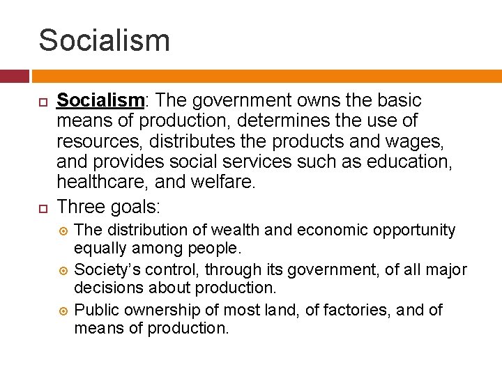 CHAPTER 1 PEOPLE AND GOVERNMENT Section 1 Principles