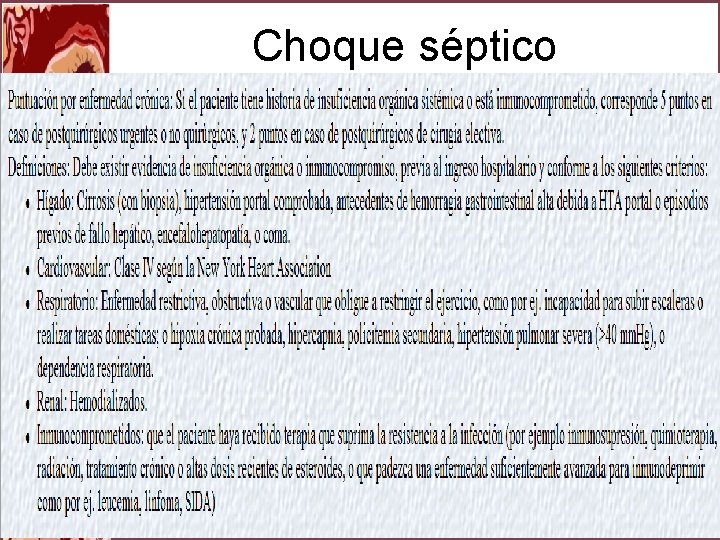 Choque séptico 