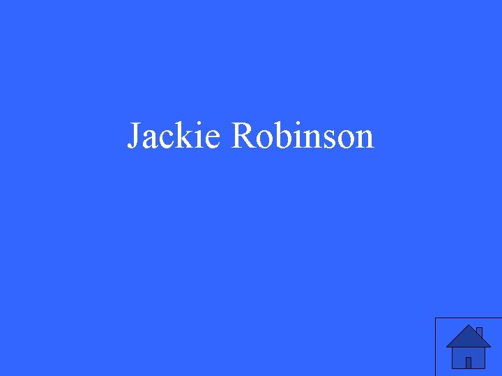 Jackie Robinson 