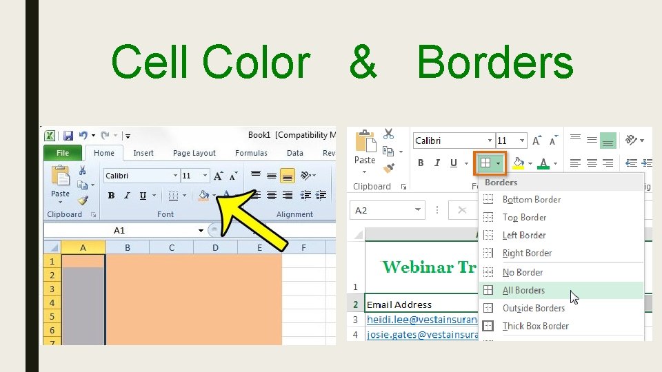 MICROSOFT EXCEL Learning the Basics Terminology and Layout