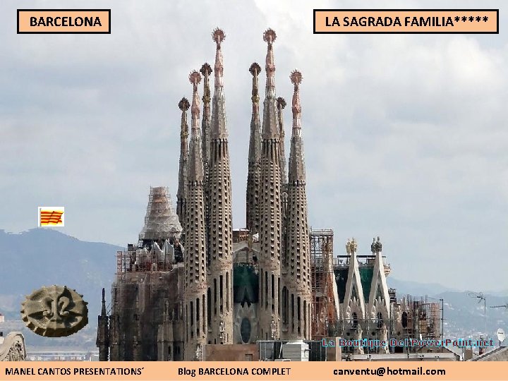 BARCELONA LA SAGRADA FAMILIA***** La Boutique Del Power. Point. net MANEL CANTOS PRESENTATIONS´ Blog