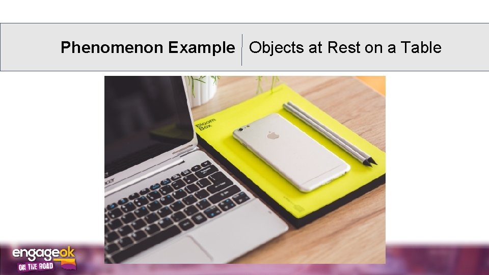 Phenomenon Example Objects at Rest on a Table 