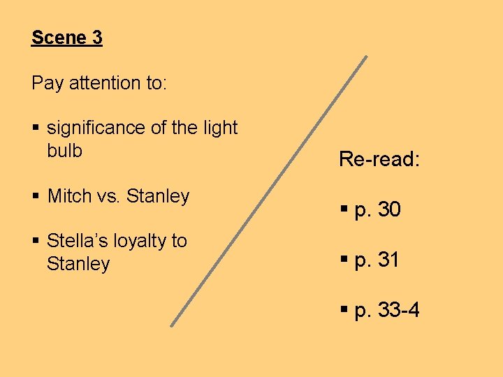 Scene 3 Pay attention to: § significance of the light bulb § Mitch vs. Scene 3 Pay attention to: § significance of the light bulb § Mitch vs.