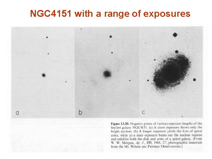 NGC 4151 with a range of exposures 