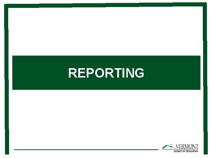 REPORTING 