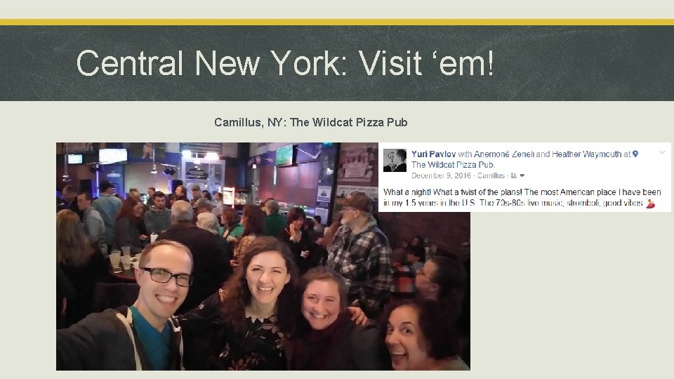 Central New York: Visit ‘em! Camillus, NY: The Wildcat Pizza Pub Central New York: Visit ‘em! Camillus, NY: The Wildcat Pizza Pub