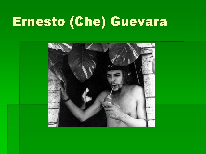 Ernesto (Che) Guevara 