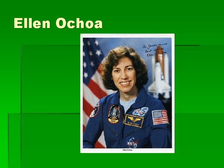 Ellen Ochoa 