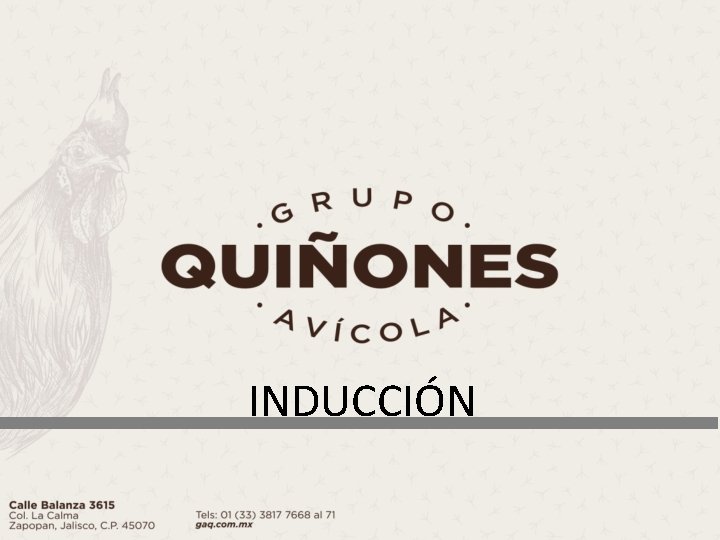 INDUCCIÓN 