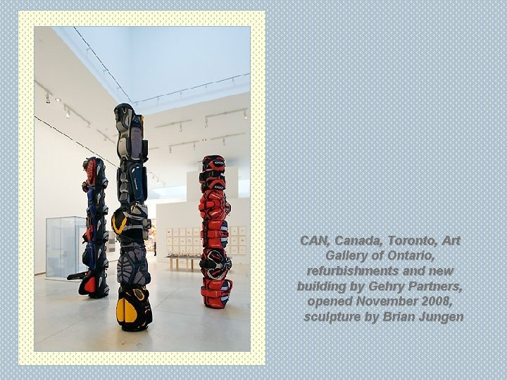 CAN, Canada, Toronto, Art Gallery of Ontario, refurbishments and new building by Gehry Partners,