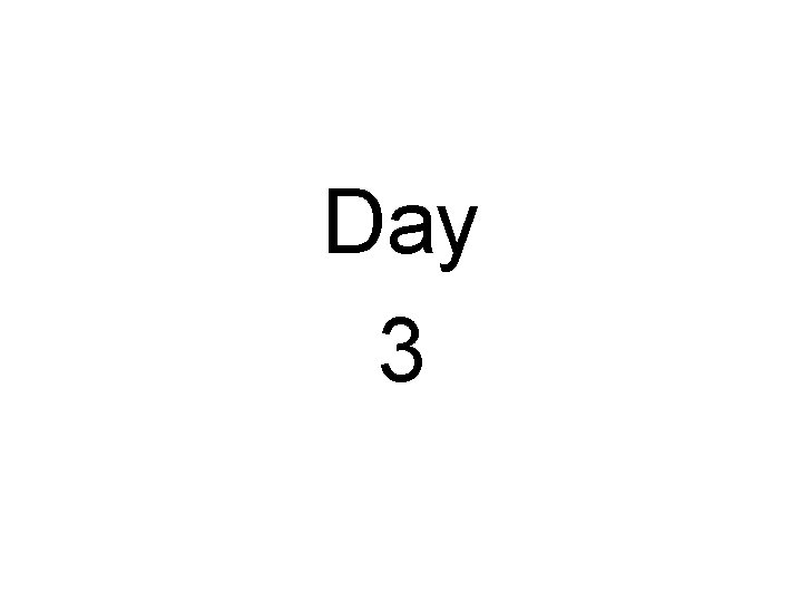 Day 3 