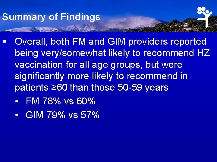 Summary of Findings § Overall, both FM and GIM providers reported being very/somewhat likely