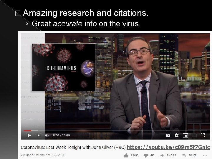 � Amazing research and citations. › Great accurate info on the virus. https: //youtu.